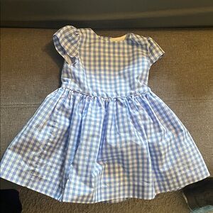 Ralph Lauren Light Blue Gingham Dress